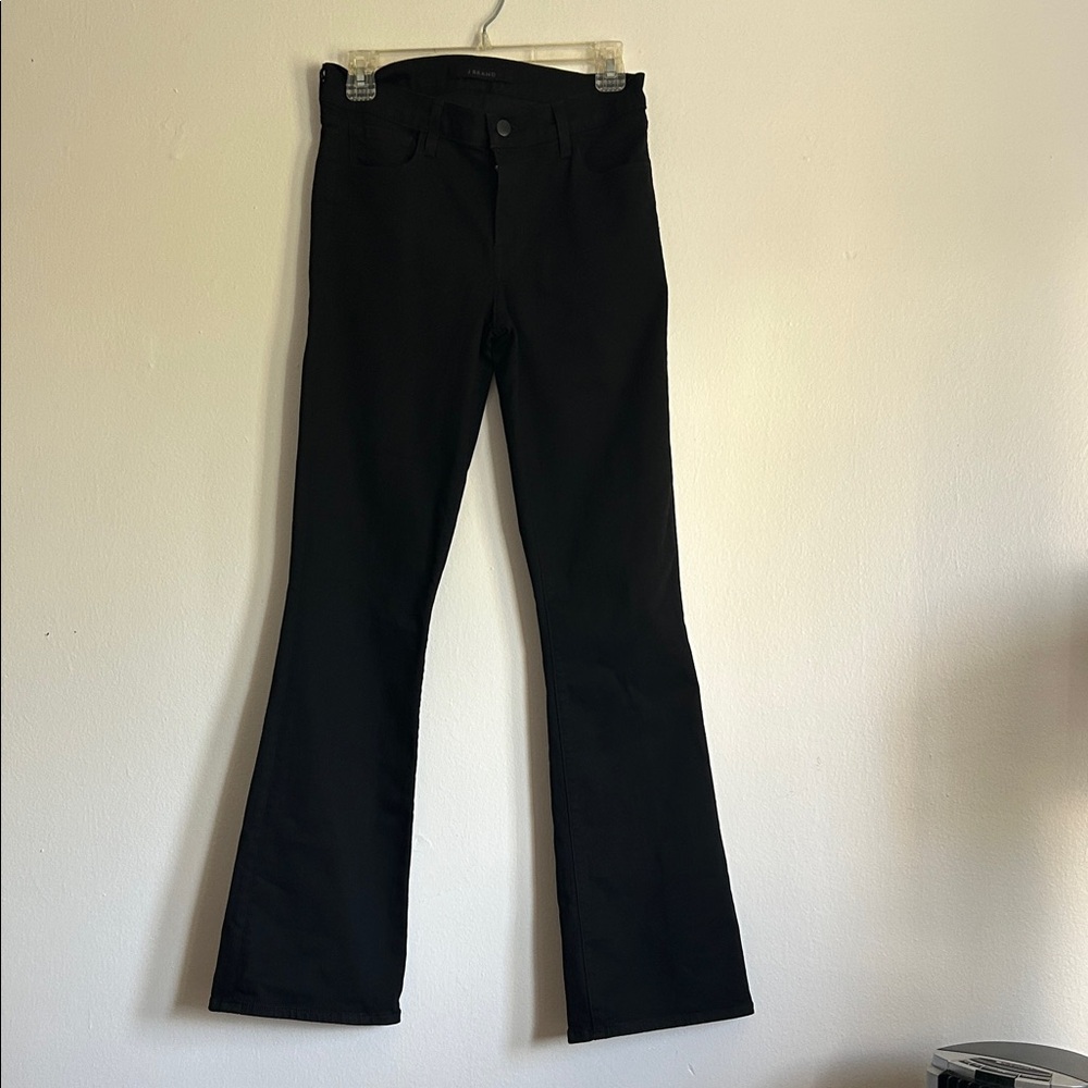 J Brand Sallie Black Women’s Mid Rise Boot Cut Jeans Size 28